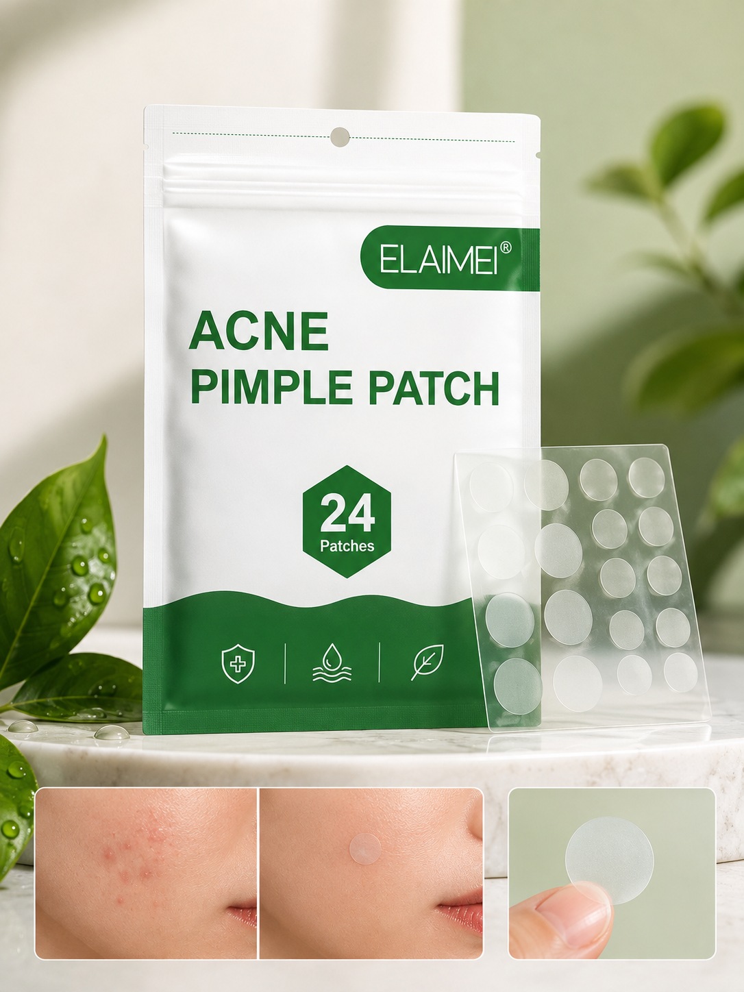 Patchs Anti-Boutons Hydrocolloïde Invisibles | COCOAÏ BEAUTY