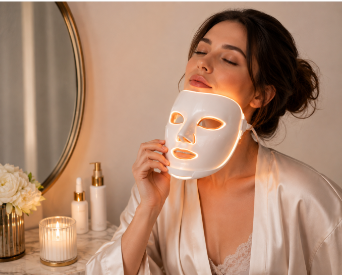 Masque LED COCOAÏ – Luminothérapie 7 Couleurs pour le Visage